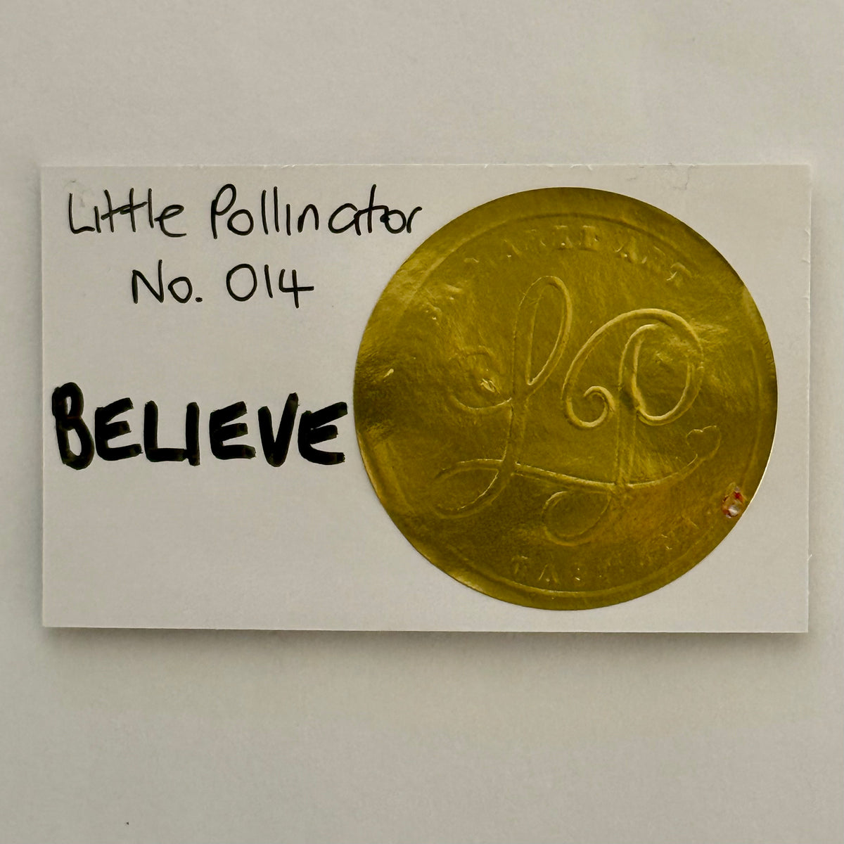 Little Pollinator No. 014 Believe