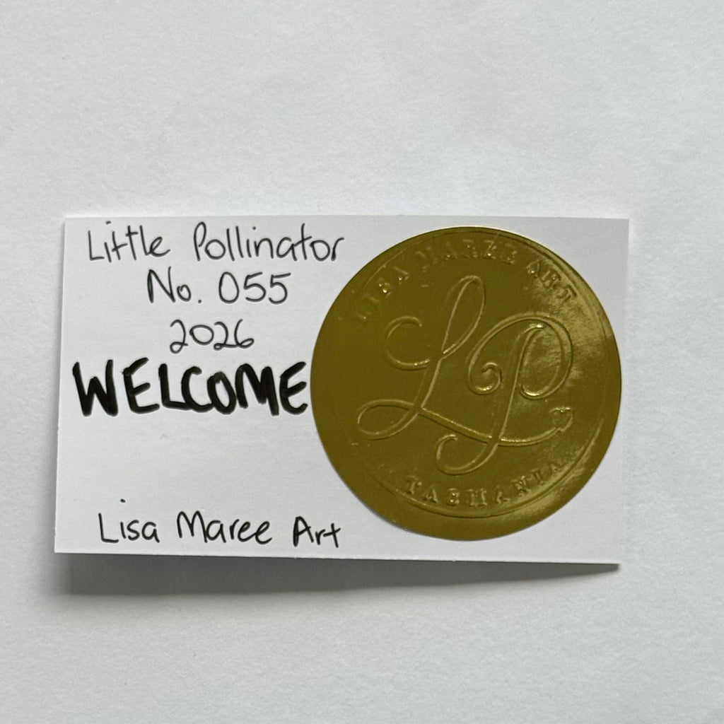 Little Pollinator No. 055  Welcome