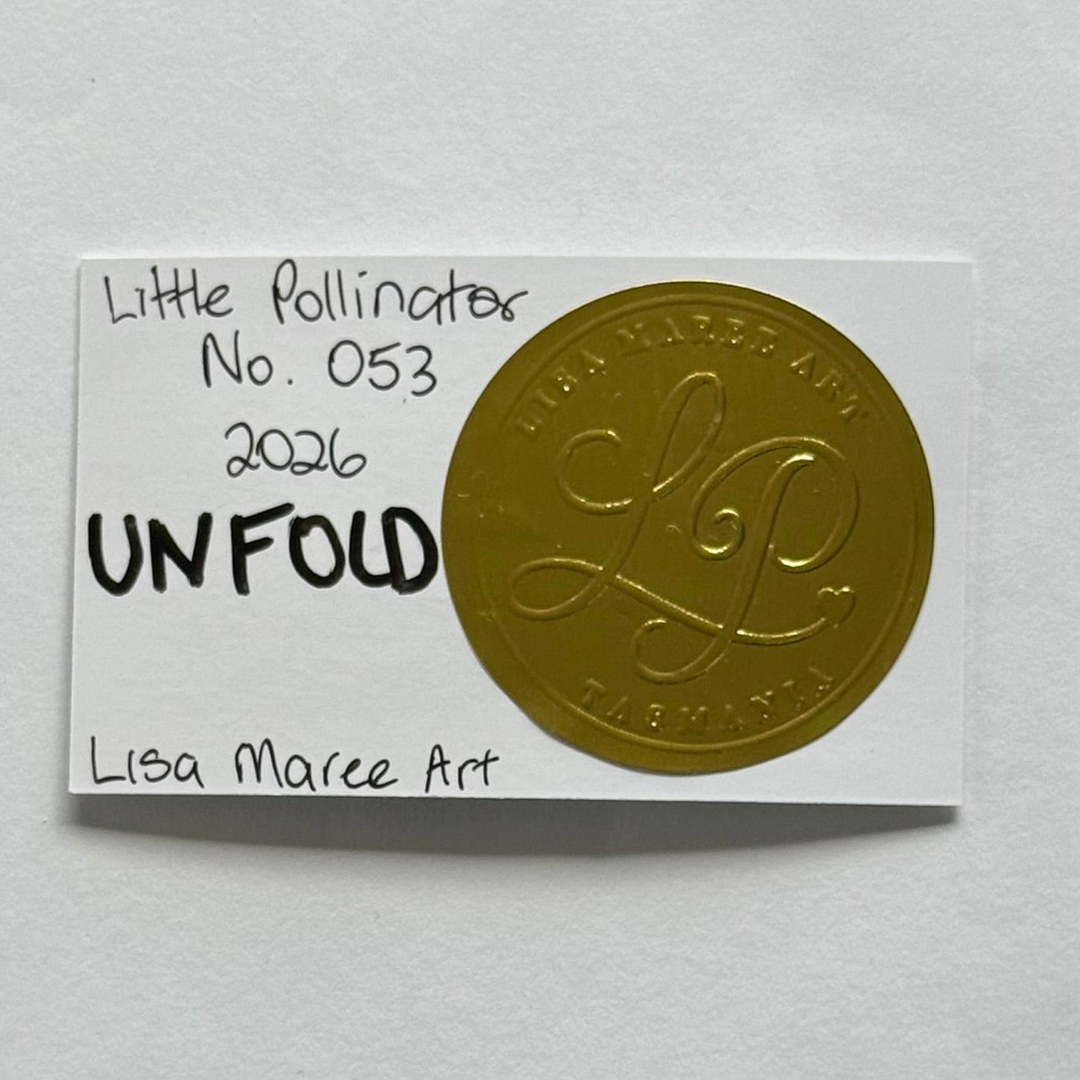 Little Pollinator No. 053  Unfold
